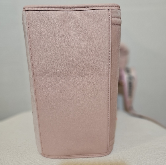 Juicy Couture Pink Mini Velour Logo Tote Crossbody Shoulder Bag - Picture 4 of 15